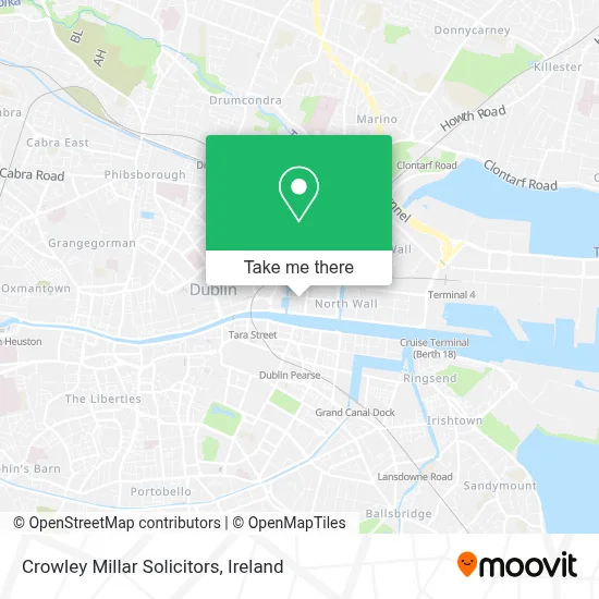 Crowley Millar Solicitors map