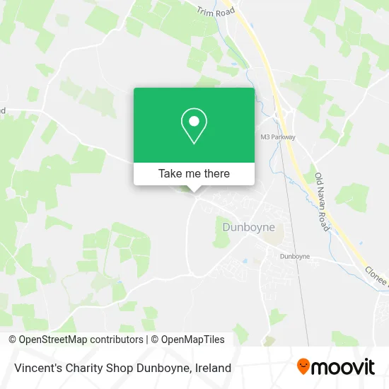 Vincent's Charity Shop Dunboyne map