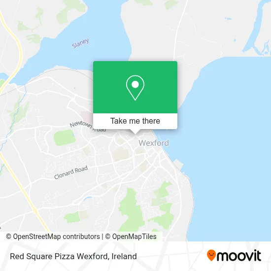 Red Square Pizza Wexford map