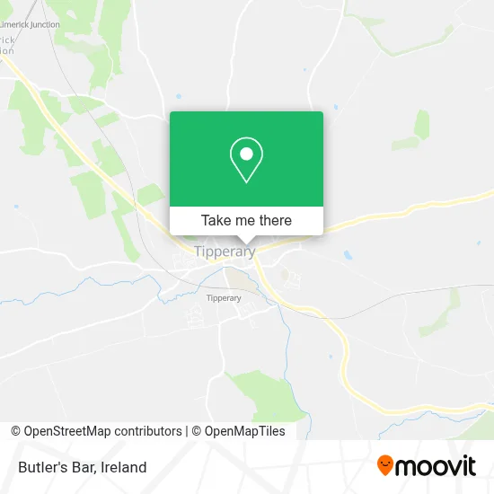 Butler's Bar map