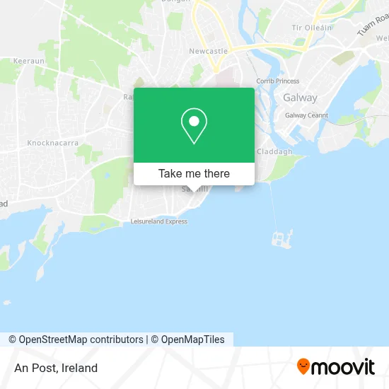 An Post map