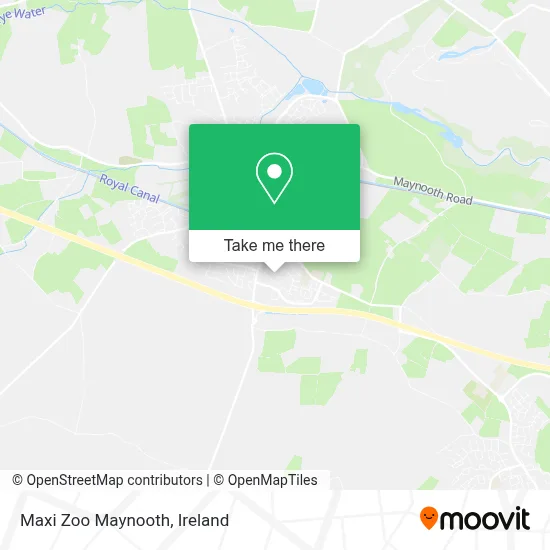 Maxi Zoo Maynooth map