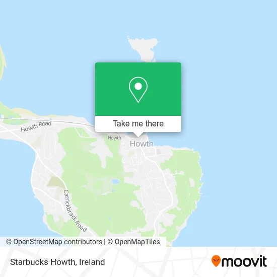 Starbucks Howth map