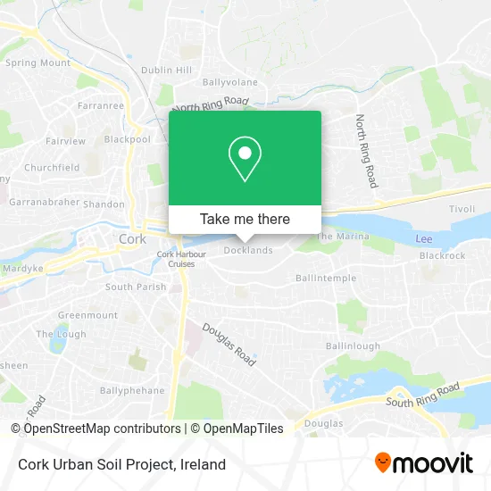 Cork Urban Soil Project map