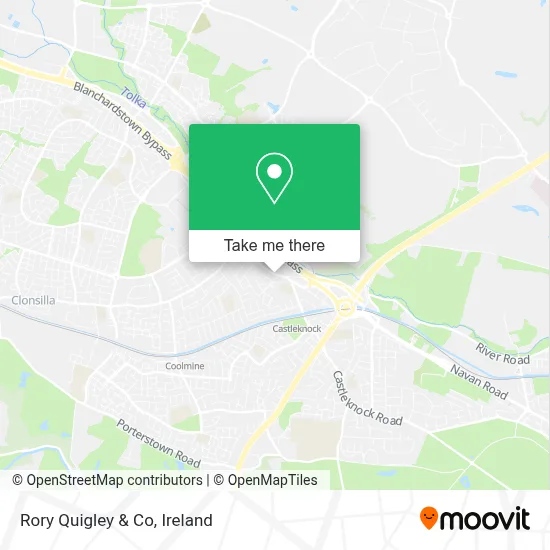 Rory Quigley & Co map