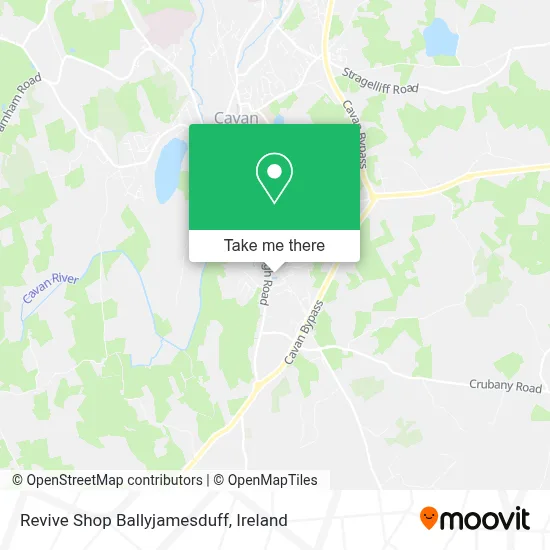 Revive  Shop Ballyjamesduff map