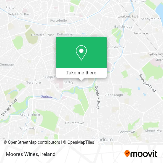 Moores Wines map