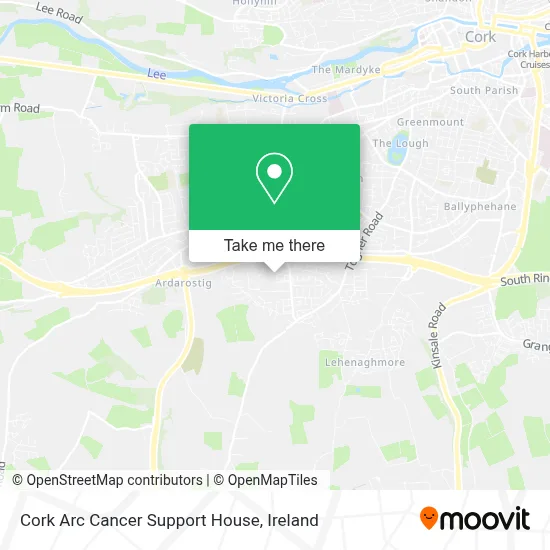 Cork Arc Cancer Support House map