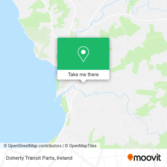 Doherty Transit Parts map