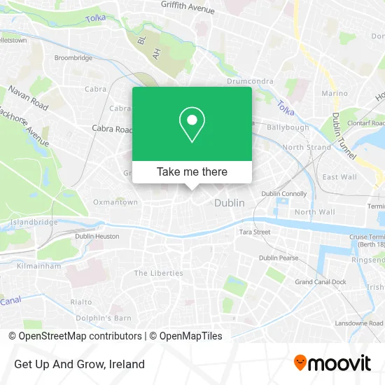 Get Up And Grow map