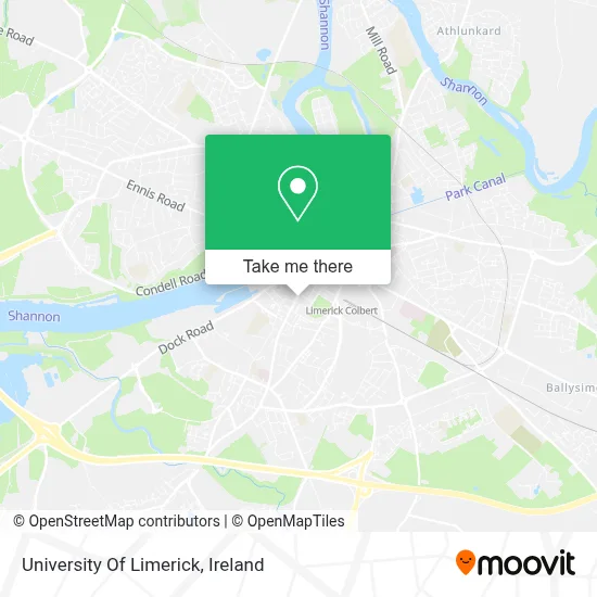 University Of Limerick map