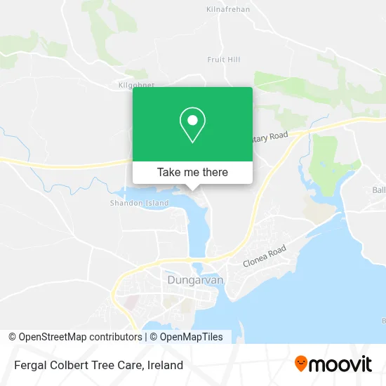 Fergal Colbert Tree Care map