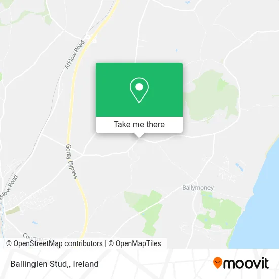 Ballinglen Stud, map
