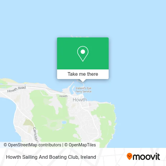 Howth Sailing And Boating Club map