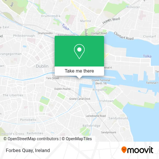 Forbes Quay map