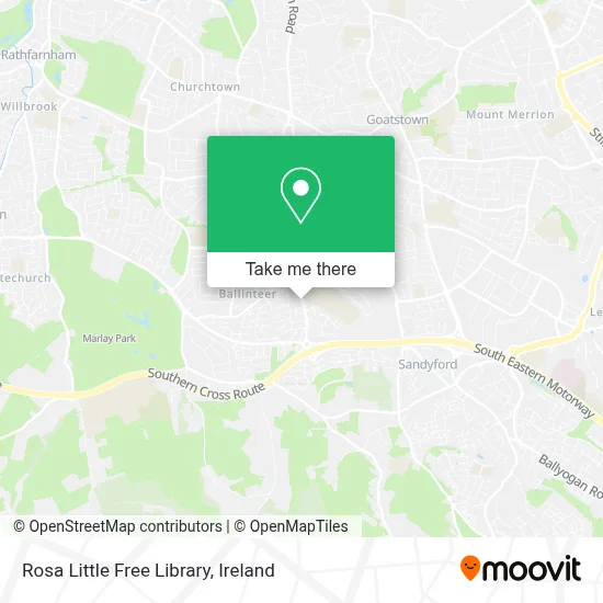 Rosa Little Free Library map