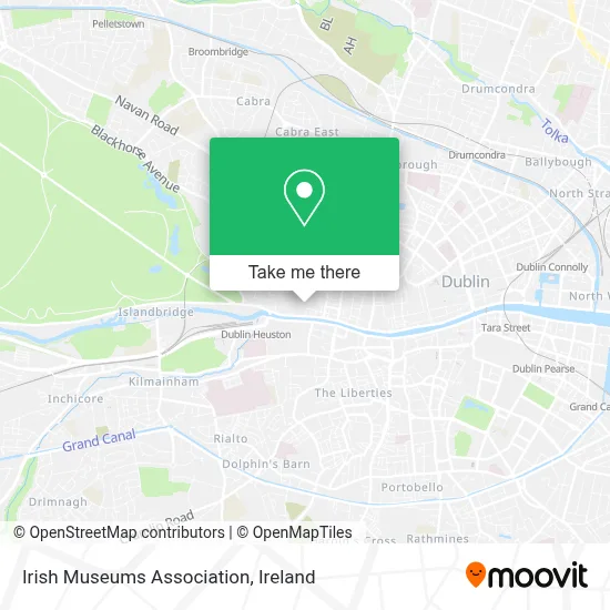 Irish Museums Association map