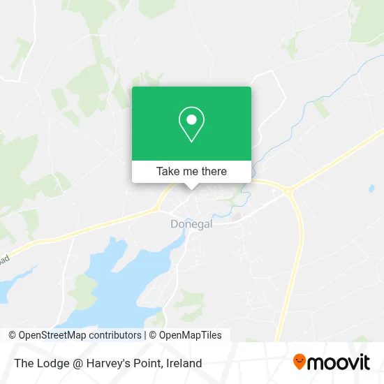The Lodge @ Harvey's Point map