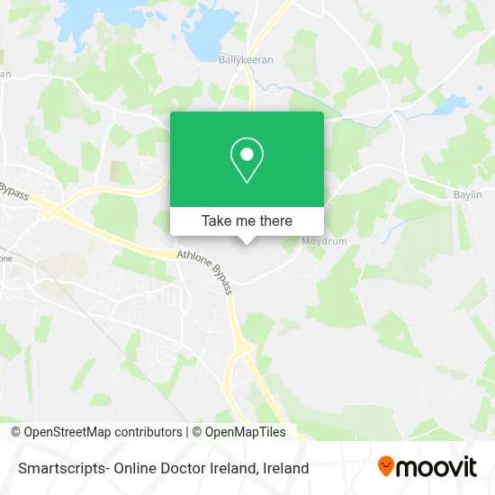 Smartscripts- Online Doctor Ireland map