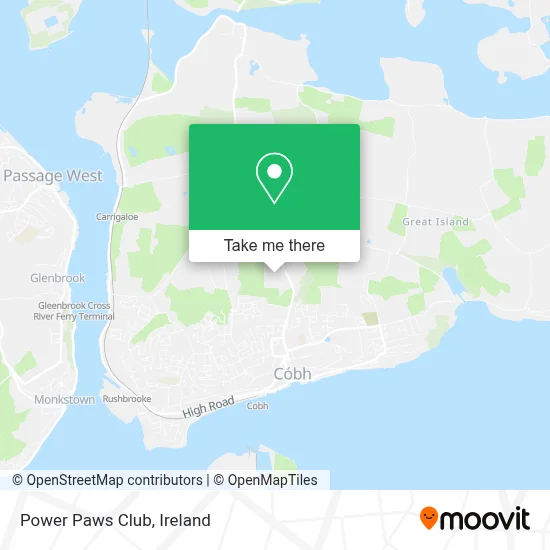 Power Paws Club map