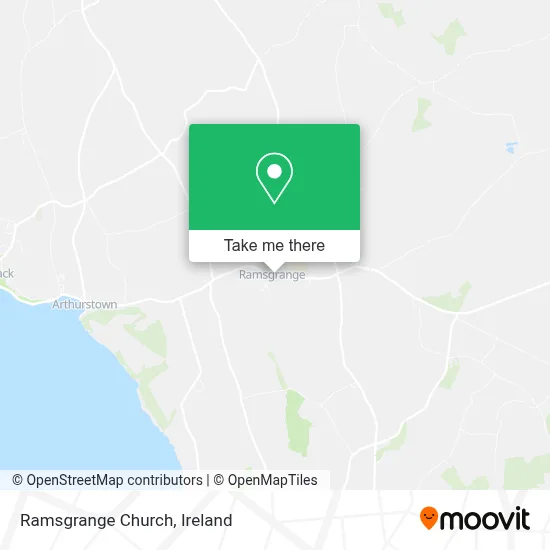 Ramsgrange Church map