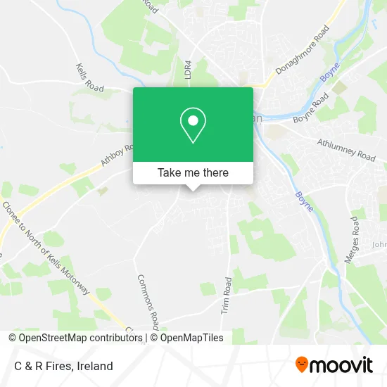 C & R Fires map