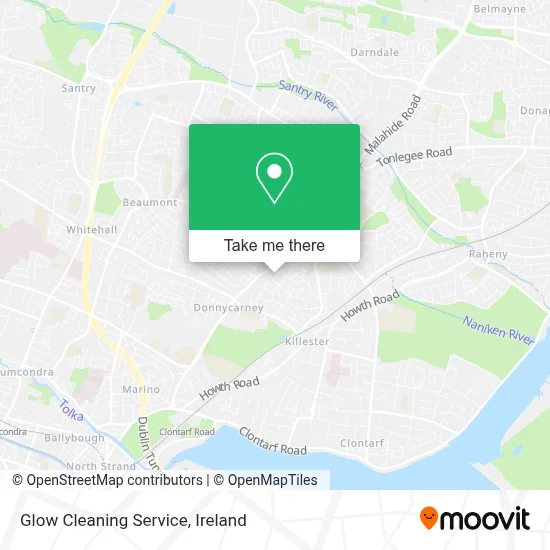 Glow Cleaning Service map