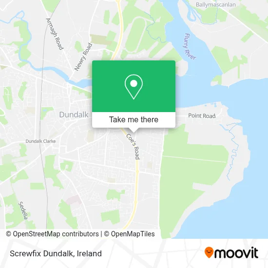 Screwfix Dundalk map