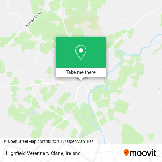 Highfield Veterinary Clane map
