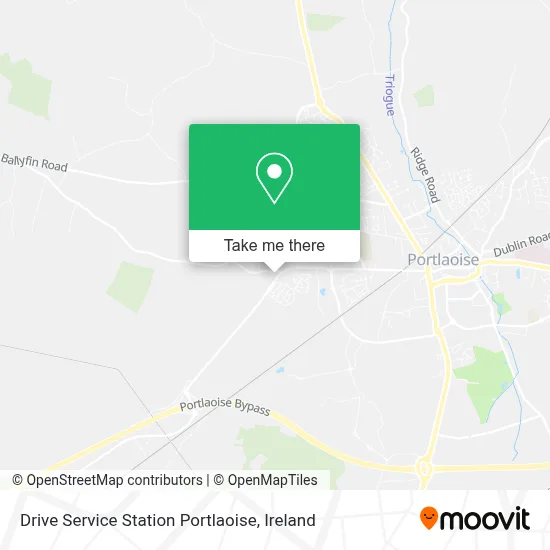 Drive Service Station Portlaoise map