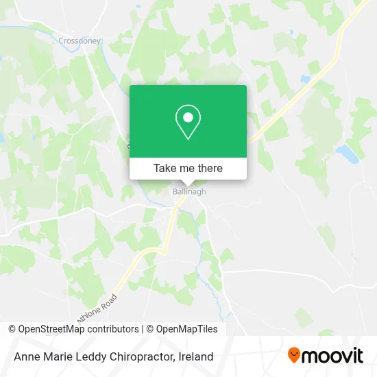 Anne Marie Leddy Chiropractor map