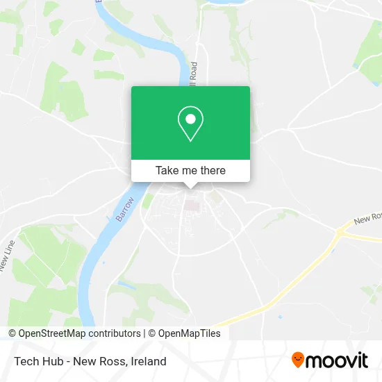 Tech Hub - New Ross map