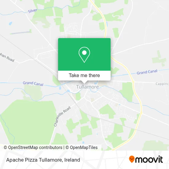 Apache Pizza Tullamore map