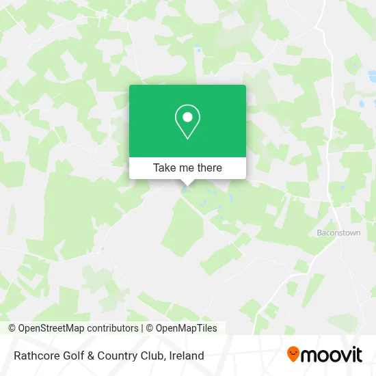 Rathcore Golf & Country Club map