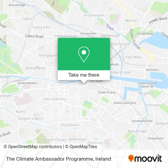 The Climate Ambassador Programme map