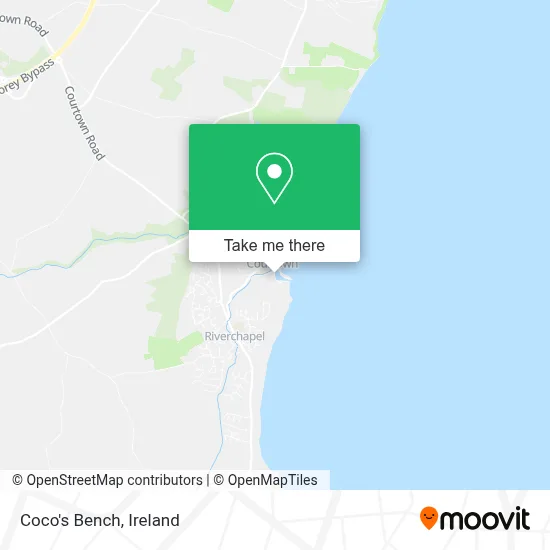 Coco's Bench map