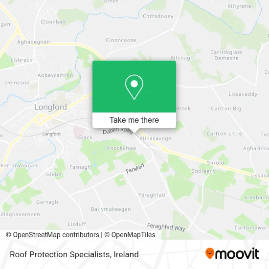 Roof Protection Specialists map