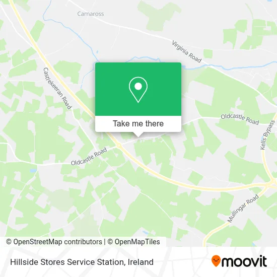 Hillside Stores Service Station map