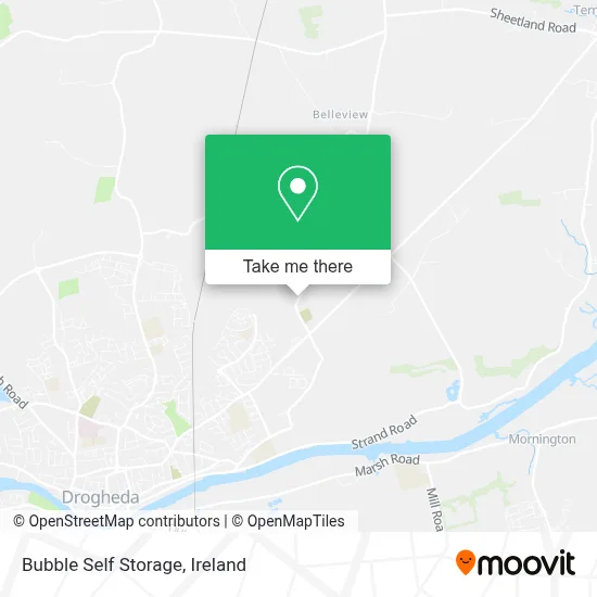 Bubble Self Storage map