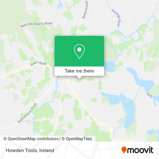 Howden Tools map