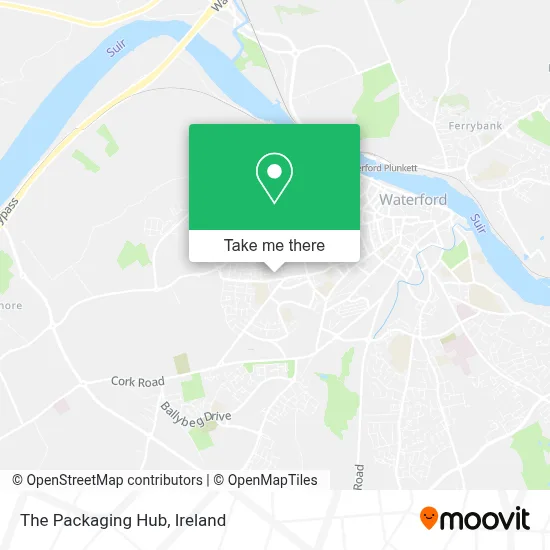 The Packaging Hub map