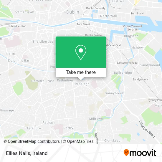 Ellies Nails map