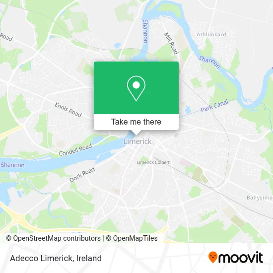 Adecco Limerick map