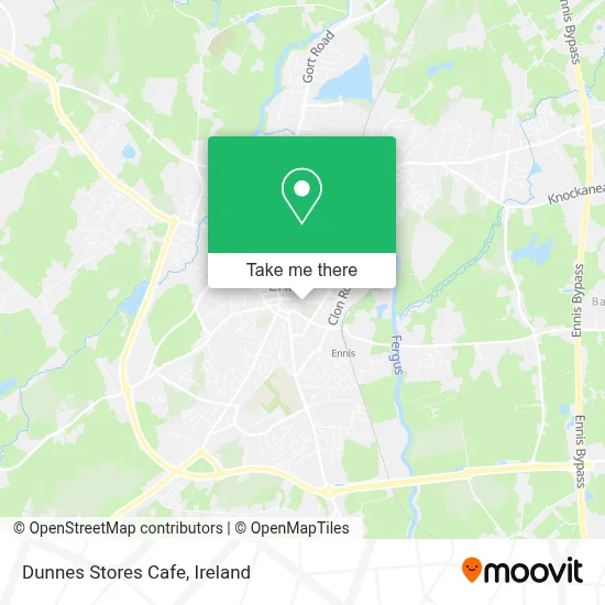Dunnes Stores Cafe map