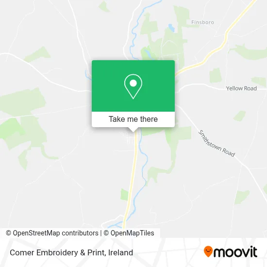 Comer Embroidery & Print map