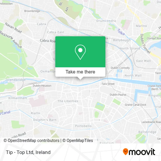 Tip - Top Ltd map