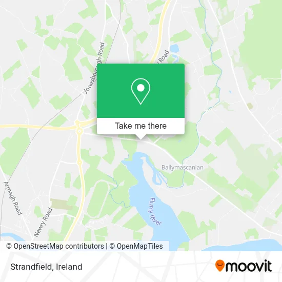 Strandfield map