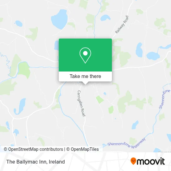 The Ballymac Inn map