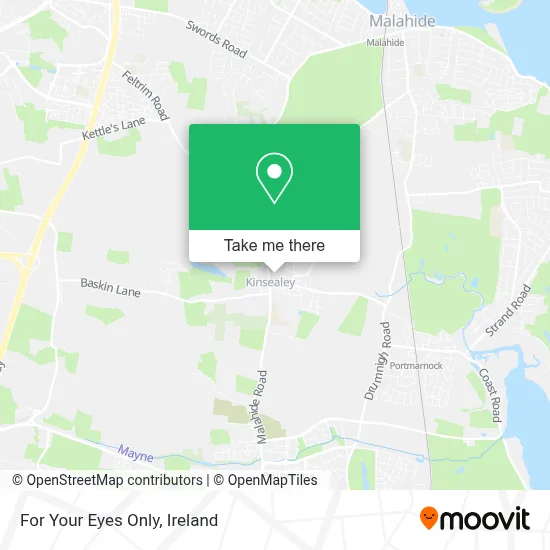 For Your Eyes Only map