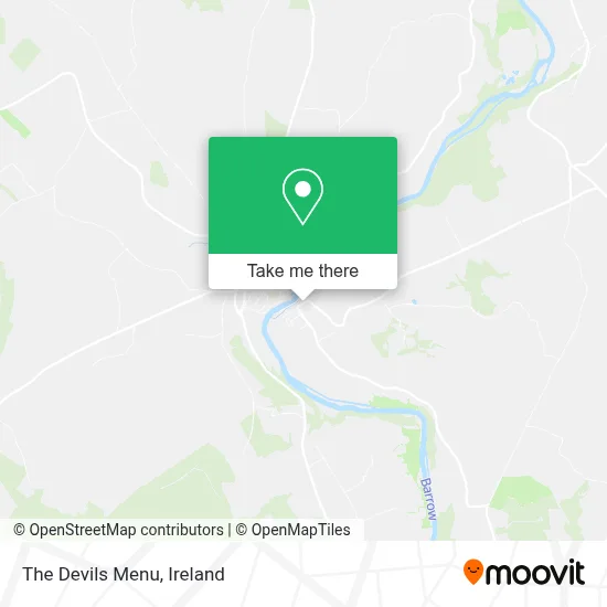 The Devils Menu map